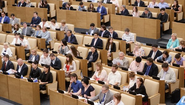 Участники парламентских слушаний в Государственной Думе. Архивное фото